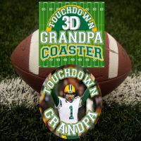 Touch Down Grandpa 3D Coaster - Grandpa Gifts - Buy Holiday Shop Gifts